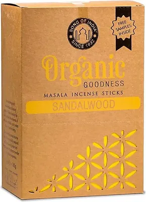 Immagine prodotto di Set per fumigazione Masala Incenso al sandalo -- 15 g + Ciotola in Vetroceramica per smudging e