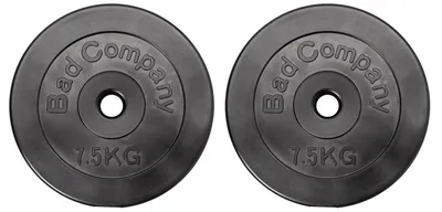 Produktbild von 15 Kg (2x7,5) Hantelscheiben Hanteln 30/31mm Kunst.