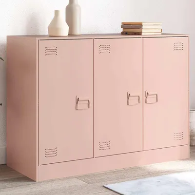 Produktbild von vidaXL Sideboard Rosa 99x39x73 cm Stahl