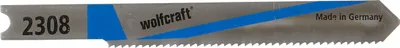 Produktbild von Wolfcraft® Stichsägeblätter breit HSS L 52mm (2 St.)