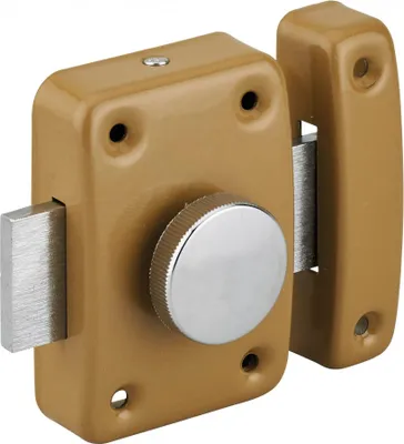 Image de Verrou automatique pour porte intérieure, bronze - SP