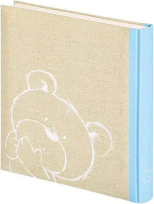Zdjęcie produktu dla Niebieski album na zdjęcia dla niemowląt - unikalny design - 1 sztuka - 28 x 30,5 cm