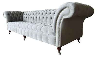 Produktbild von Chesterfield Design Sofa 4 Sitzer Couch Polster Luxus Textil Couchen