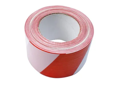 Obrázek produktu pro Bariérová páska, výstražná páska 75 mm x 250 m červená/bílá