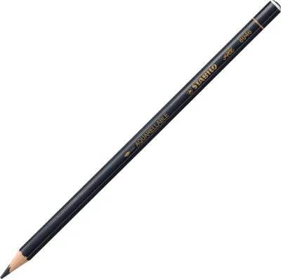 Immagine prodotto di STABILO® 8046 Matita colorata per quasi tutte le superfici - Tutti - Matita singola - nera