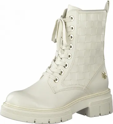 Produktbild von MARCO TOZZI Damen Reißverschluss Boots Stiefeletten Flechtoptik 2-85224-28, Größe:38 EU, Farbe:Beige