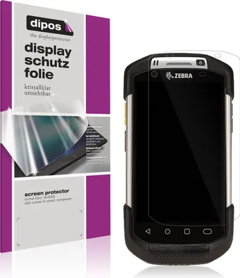 Produktbild von 4x Schutzfolie für Zebra TC75X klar Displayschutzfolie Folie Display Schutz dipos