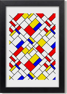 Produktbild von Bild 20x30 MDF-Rahmen, Wandkunst Abstraktion