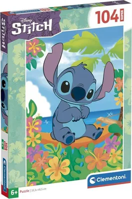 Obrázok produktu pre Clementoni Puzzle Disney Stitch 104 elementy - Oryginalny produkt do relaksu i zabawy