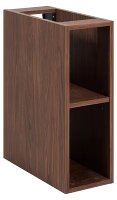 Image de Étagère de salle de bains, couleur : chêne-noyer, 20 x 44 x 60,7 cm