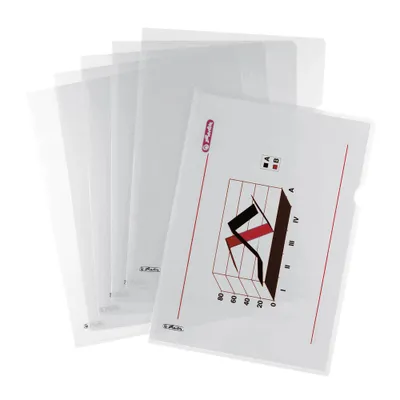 Obrázek produktu pro Herlitz 50009077, A4, Polypropylen (PP), Průhledná, 10 kusů