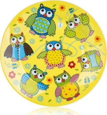 Produktbild von dessertteller 20cm Eule aus Keramik