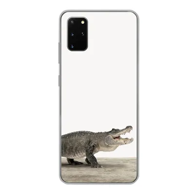 Produktbild von MuchoWow® Handyhülle Schutzhülle Hülle für Samsung Galaxy S20 Plus Kinder - Krokodil - Junge - Kinder - Mädchen Silikon Softcase Handy Hülle - Hartschale