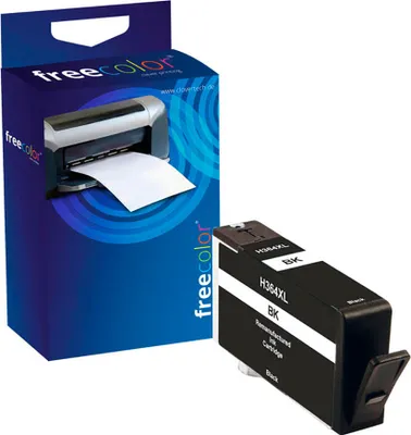 Image de Freecolor K12571F7 Freecolor Patrone HP 364XL black remanufactured