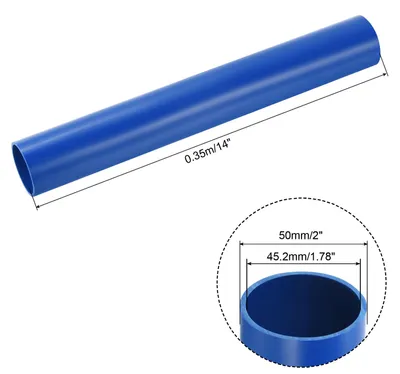 Produktbild von PVC Rohr, Durchmesser 45.2mm L?nge 0.35m Rund Kunststoffrohr fš¹r Garten, Aquarium, Wasserleitung, Kabelkanal, lš¹ftungsrohr