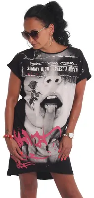 Immagine prodotto di Yakuza - Vestito con maglietta urbana No Victim da donna, nero, XL