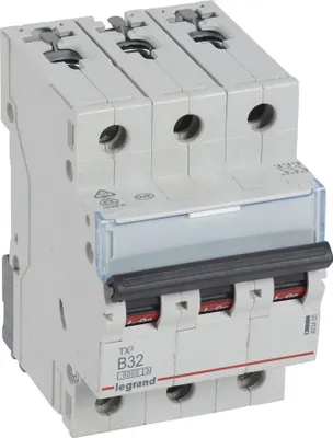 Imagen del producto de Interruptor automático S 303, 3 polos, 32A, 6000A, serie TX3