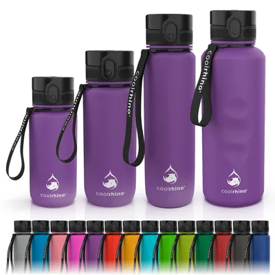 Productafbeelding van Drinkfles 1500 ml, met tijdmarkering, lekvrij, BPA-vrij, paars, voor fitness