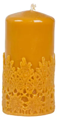 Zdjęcie produktu dla Ręcznie wykonane Świece z wosku pszczelego – Świece z naturalnego wosku z bawełnianym knotem – 100% czysty wosk pszczeli – dekoracyjne Świece walcowane