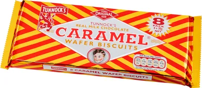 Produktbild von Tunnock's Englische Waffel-Riegel mit Karamellfüllung 2er-Set