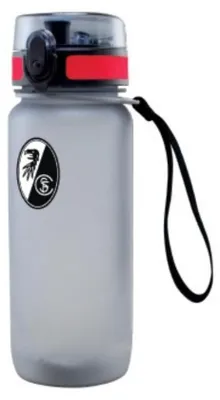 Produktbild von SC Freiburg Sport-Trinkflasche 650ml, BPA-freies Tritan, 8 cm Durchmesser