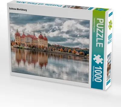Produktbild von CALVENDO Puzzle Schloss Moritzburg | 1000 Teile Lege-Größe 64x48cm Foto-Puzzle für glückliche Stunden