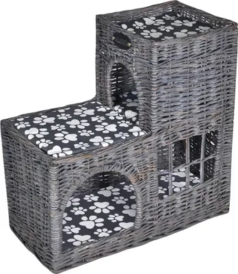 Produktbild von Kuschelhöhle für Katzen Haustiere mit Kissen Weide