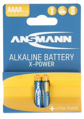 Produktbild von 41,9 x 7,9mm AAAA Alkaline Batterie LR61 AAAA im 2er Pack