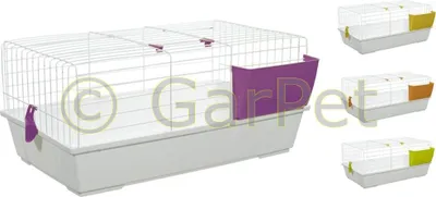 Produktbild von Kaninchenkäfig 80 Meerschweinchen Zubehör Kleintierkäfig Meerschweinchen Käfig Hasenstall Kaninchen Zubehör Hasenkäfig Kaninchenhaus Grau