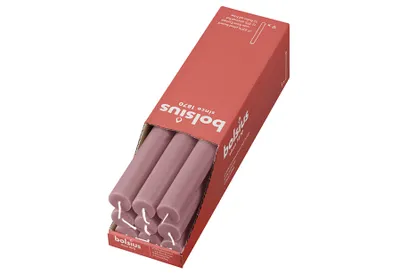 Zdjęcie produktu dla BOLSIUS świeca domowa Rustik 27x2,3cm popielato-czerwona