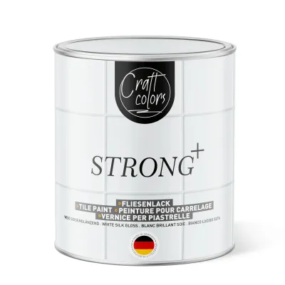 Produktbild von Fliesenlack Weiß 750ml, 2IN1 Grundierung und Lackierung