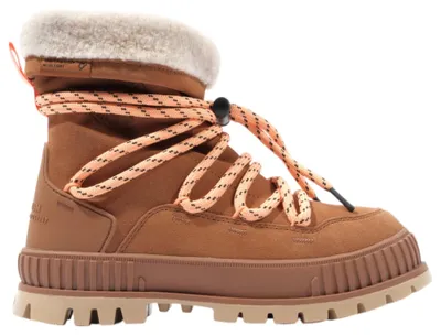 Productafbeelding van Palladium dameslaarzen, model Pallashock Hiver, warm gevoerd, kleur bruin, artikelnummer 94349-252-M