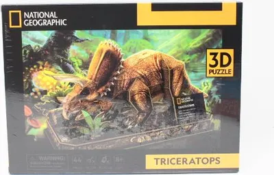 Zdjęcie produktu dla CubicFun Triceratops, 44 szt., Animals, 8 lat(a)