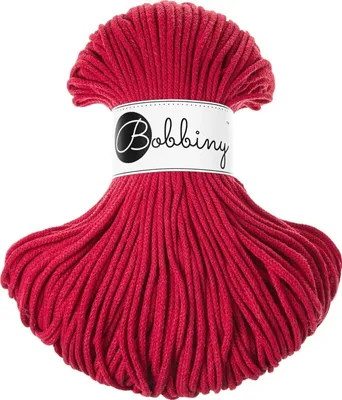 Zdjęcie produktu dla Bobbiny Junior 3 mm 100 m Classic Red Sznurek