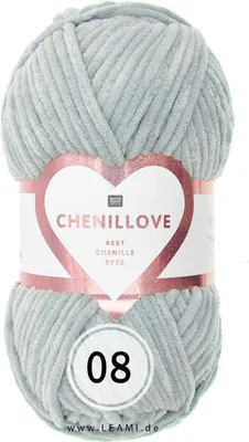 Produktbild von Creative Chenillove Rico Chenille (100g/110m) 08 aqua
