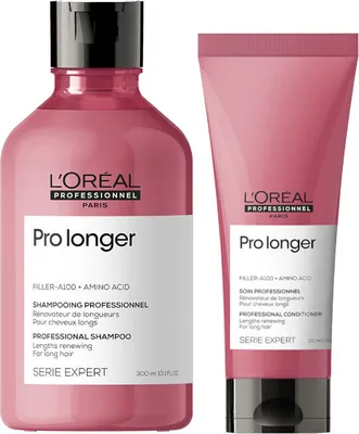 Produktbild von Loreal Pro Longer Shampoo 300ml + Loreal Pro Longer Conditioner 200ml NEW