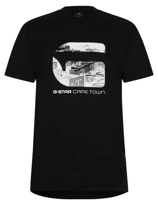 Produktbild von G-Star - "Cape Town" T-Shirt für Herren, Baumwolle GT17488 (XXS) (Dunkel Schwarz)