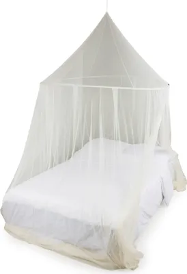 Produktbild von Deconet-Moskitonetz – Bangla Max XXL – oberer Ring 150 cm, Umfang 14 Meter – ECRU – 2 Pers