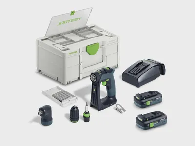 Produktbild von Festool Akku-Bohrschrauber CXS 18 TBX4,0 I-Set, incl. 2x Akku 4 Ah, Schnellladegerä, Zubehör, Systainer
