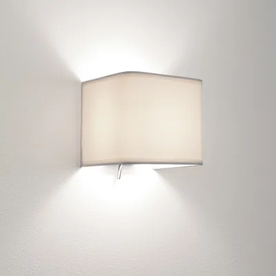Produktbild von Wandleuchte Ashino Lampenschirm weiß Wandlampe Leuchten Design
