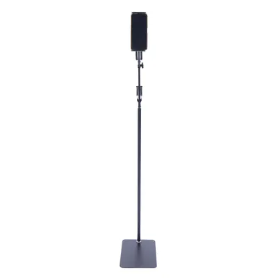 Zdjęcie produktu dla Stojak podłogowy na telefon komórkowy, łatwa regulacja jedną ręką Stojak podłogowy na telefon komórkowy, tablet Stojak podłogowy na telefon komórkowy, tablet pod różnymi kątami