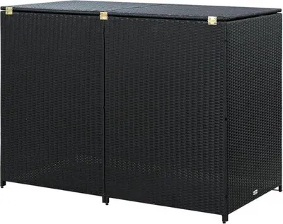 Produktbild von Einzelcontainerkiste - Schwarz - 148 x 80 x 111 cm