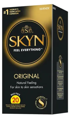 Zdjęcie produktu dla SKYN ORIGINAL - Prezerwatywy Sensoprene 20 szt. nielateksowe 53mm