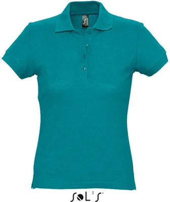 Produktbild von SOLs 11338 | Damen Poloshirt Passion - Farbe: Grey Melange - Größe: M