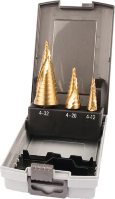 Produktbild von Makita 3-tlg. TiN-Stufenbohrerset Ø 4 x 12-32 mm TIN - Metall - 3 teilig - 4 x 12-32 mm