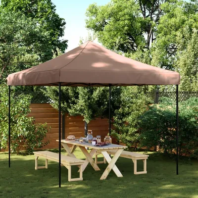 Produktbild von PUEAZU Partyzelt Faltbar Pop-Up Braun 292x292x315 cm - Pavillons & Partyzelte &43251