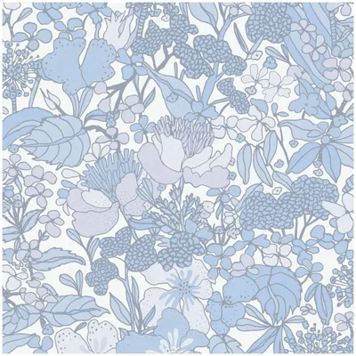 Immagine prodotto di Carta da parati Profhome jungle 377566-GU liscia opaca grigio azzurro bianco 5,33 m2