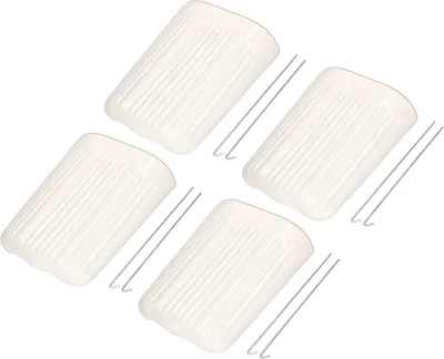 Zdjęcie produktu dla KOTARBAU® Zestaw 4 ceramicznych zeberek parownika 0,9 L do zawieszenia na grzejnikach