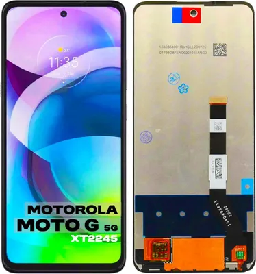 Produktbild von Original LCD-Display + Touchscreen Motorola Moto G 5G XT2113 () Schwarz