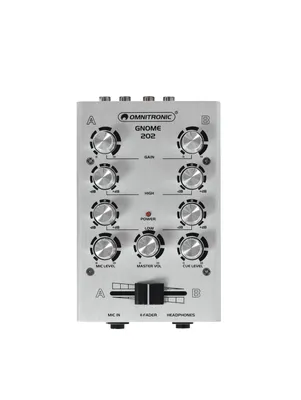 Zdjęcie produktu dla Omnitronic 10006881 Mikser audio srebrny (10006881)